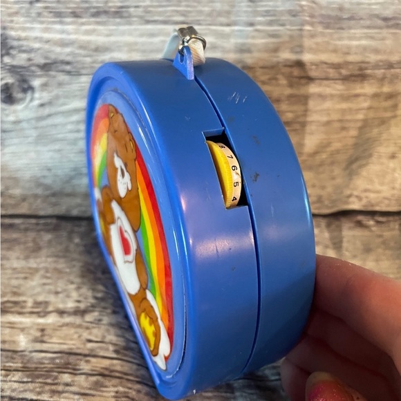 Vintage 1983 Care Bears Playtime Products, Inc. Blue AM RADIO TENDERHEART Bear - Picture 5 of 13